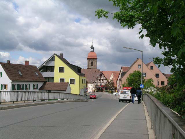 Blick �ber die Wegbr�cke