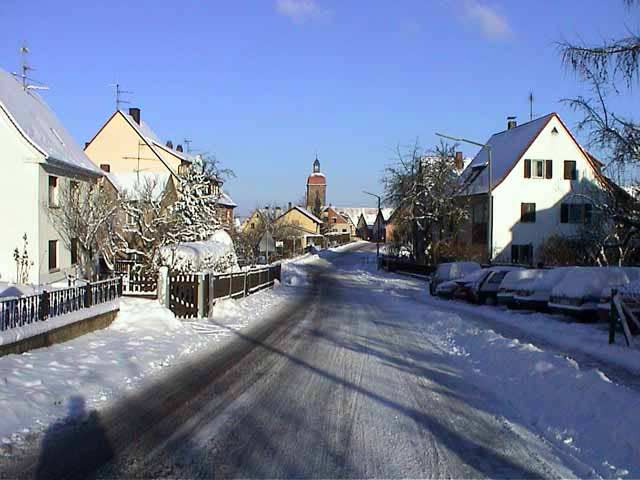 Wegbr�ckenstra�e im Winter