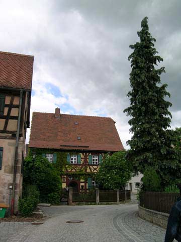 Das evangelische Pfarrhaus in der Rathausgasse