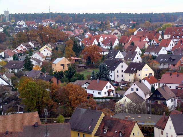 Blick Richtung N�rnberger Stra�e