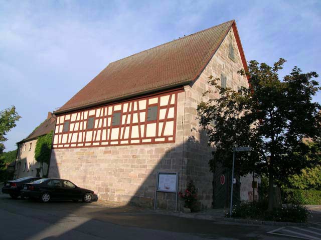 Alte Scheune Ecke Schulstra�e/Rathausgasse