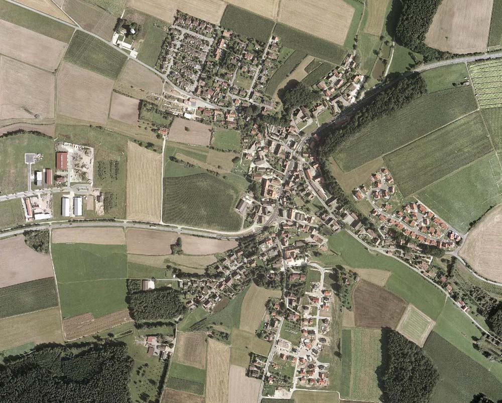 Luftaufnahme von Buchschwabach