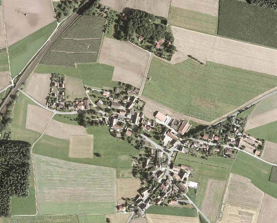 Luftaufnahme von Clarsbach