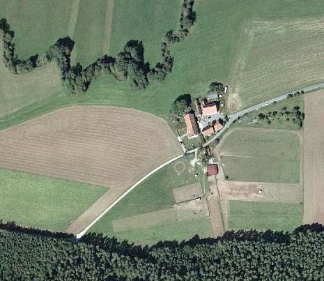 Luftaufnahme vom Herboldshof