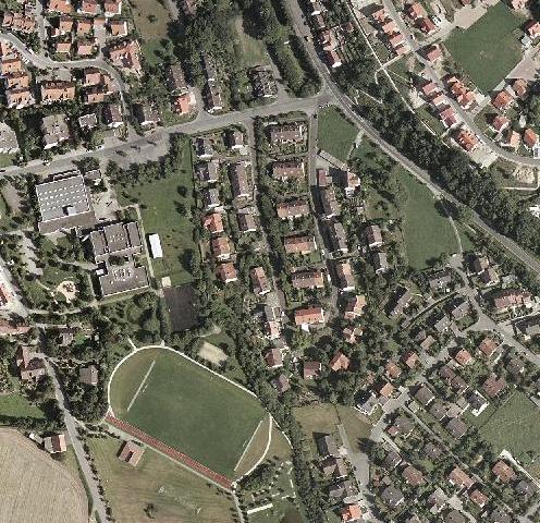 Luftaufnahme der Gundekarstra�e