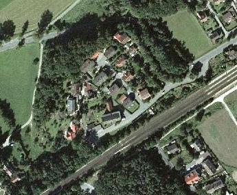 Luftaufnahme rund ums Kino