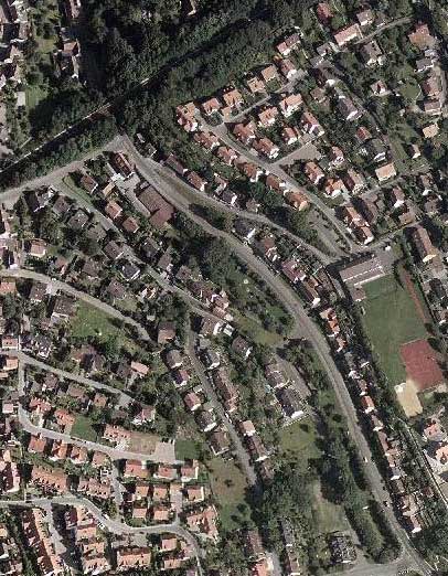 Luftaufnahme der N�rnberger Stra�e