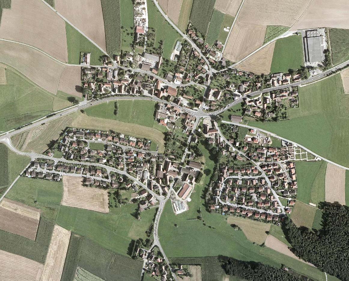 Luftaufnahme von Gro�- und Kleinweismannsdorf